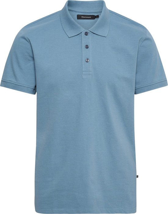 MATINIQUE Mapoleo Melange Polos & T-shirts Homme - Polo - Blauw - Taille L