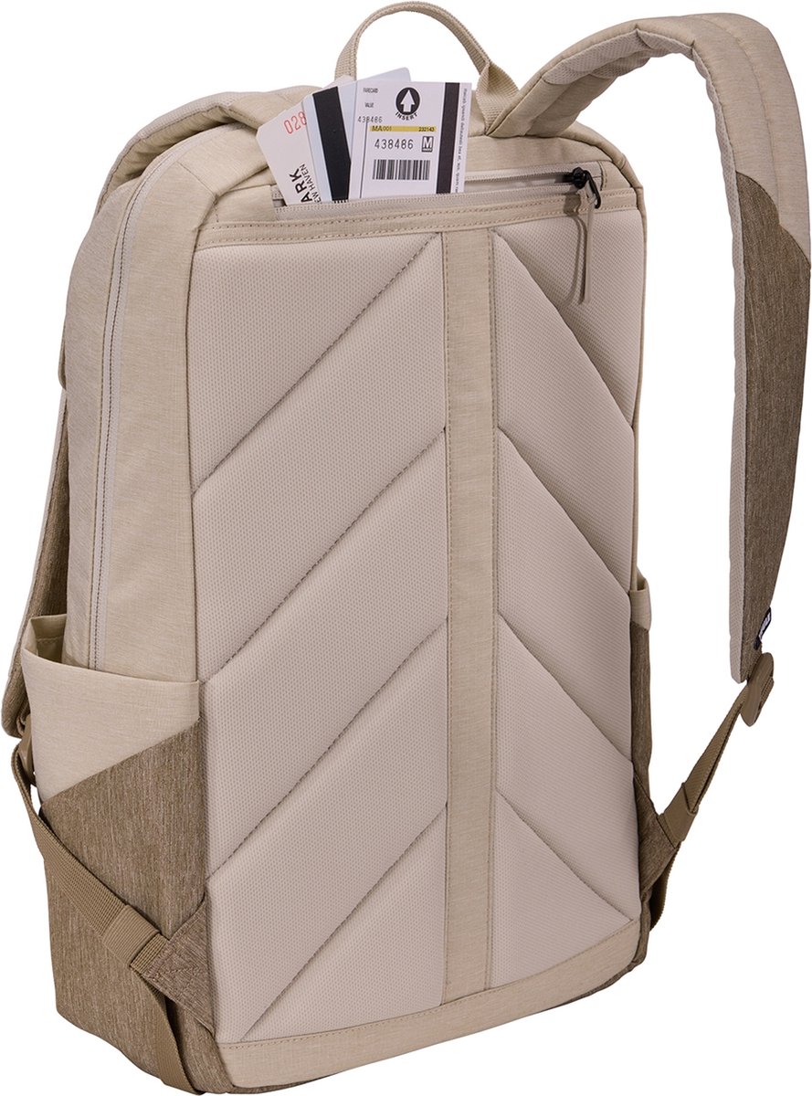 THULE Vrije tijd rugzak Rugzak met laptopvak Lithos Backpack 20L Pelican Gray / Faded Khaki Beige – foto 8