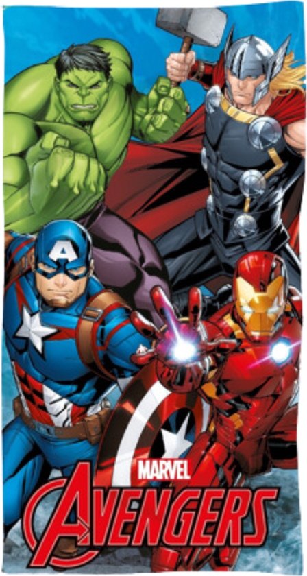 Serviette de plage Avengers - 70 x 140 CM - Hulk