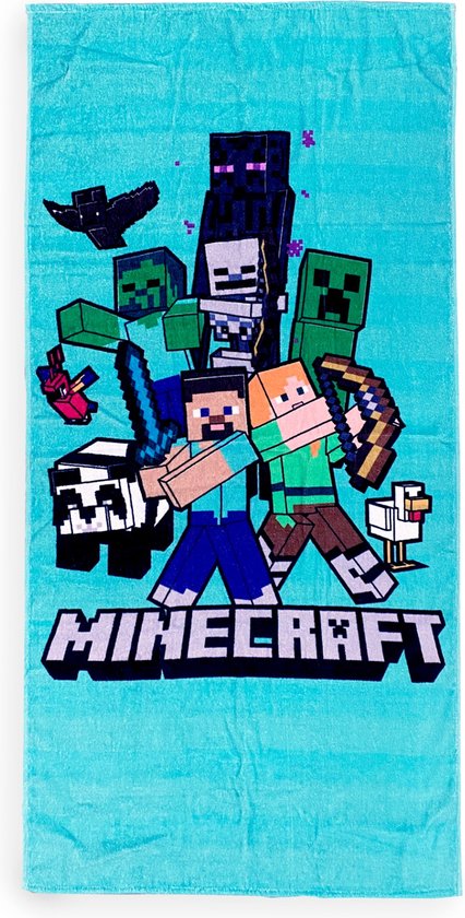 Minecraft Strandlaken - 70 x 140 CM