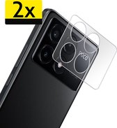 Screenprotector Geschikt voor Xiaomi Poco X6 Pro 5G Camera Screenprotector Tempered Glass - Screenprotector Geschikt voor Xiaomi Poco X6 Pro Screenprotector Camera Screenprotector - 2 Stuks