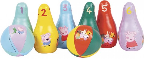 Jeu de quilles bébé Peppa Pig Maison Petit Jour - Dröm