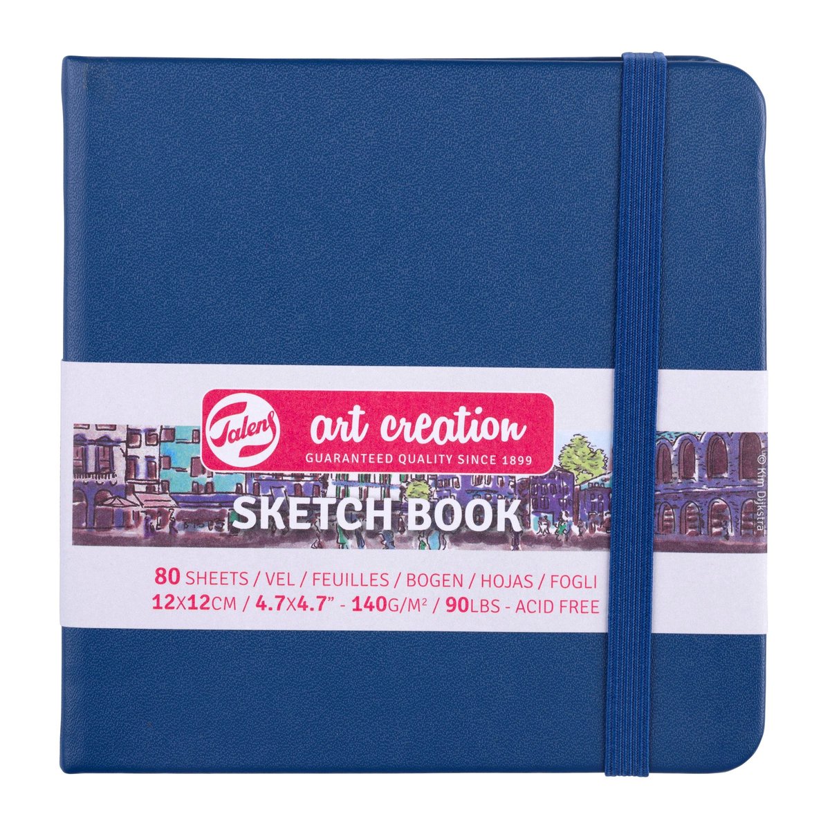 Talens Art Creation Schetsblok 12x12cm - 80 vellen - blauw