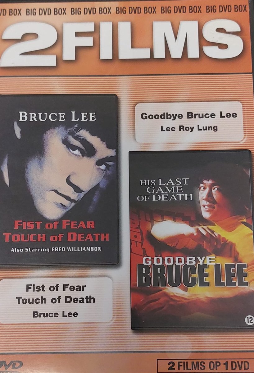 Fist of Fear Touch of Death & Goodbye Bruce Lee DVD