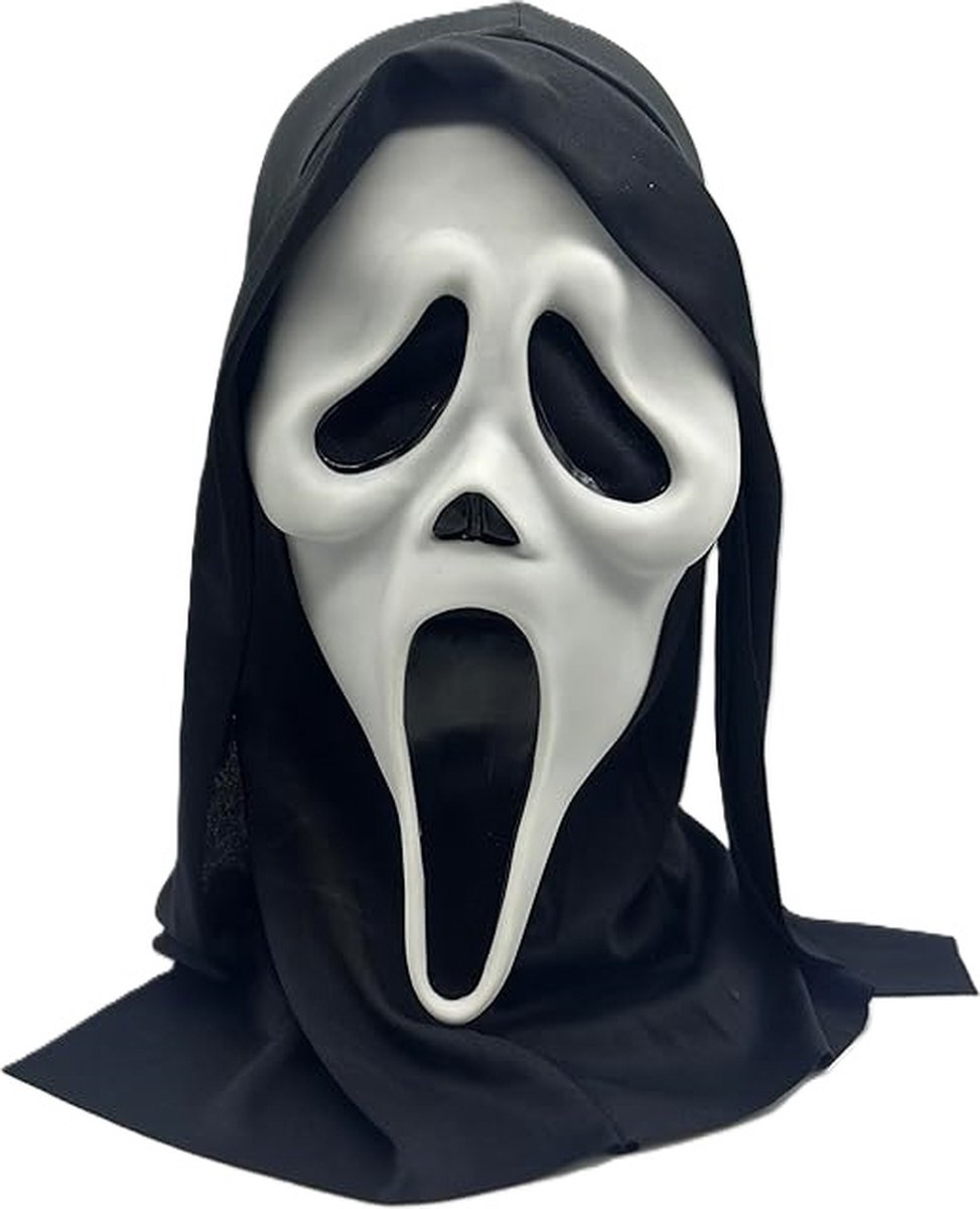 Spook masker geweldige kwaliteit - Ghost masker - carnaval - carnavalskleding - verkleedkleren - Masker van de film - Horror masker - Masker voor volwassenen en kinderen — afbeelding 5