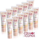 12 Stuks - Cera di Cupra Rosa Crème - Dé verzorgende anti-age dagcrème, met echte Cupra bijenwas, voor de droge en normale huid. Ook geschikt voor mannen, bijvoorbeeld voor na het scheren.