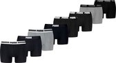 Puma Boxershorts - 8 pack heren boxers - Black/Grey - Heren Ondergoed - Maat S