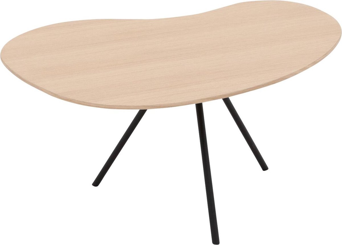 Goossens Saya Salontafel - Hout - 79 x 36 x 61 cm - Rond