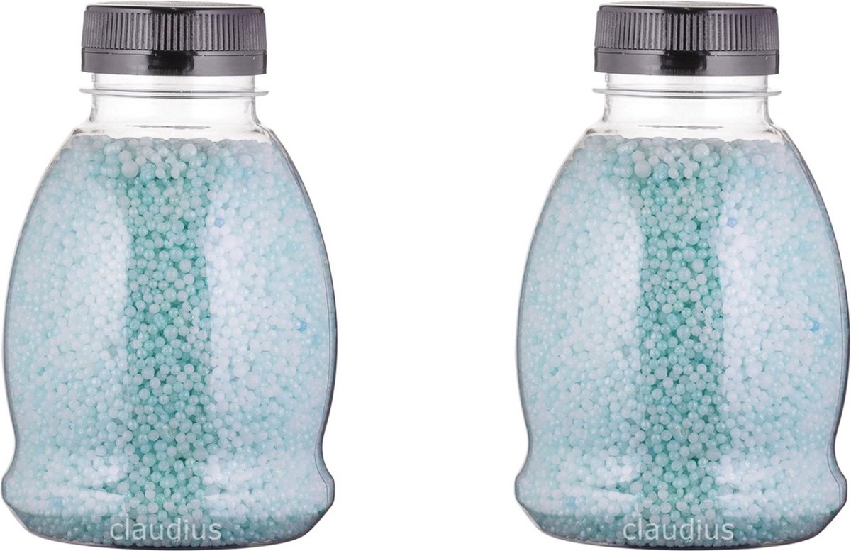 Goedkoopste Badkaviaar Hamam - 225 gram - Fles met zwarte dop - set van 2 stuks - bad parels voor in bad