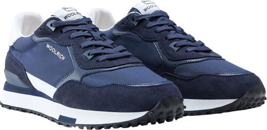 Baskets Woolrich Retro Sneaker Low - Homme - Blauw - Taille 43