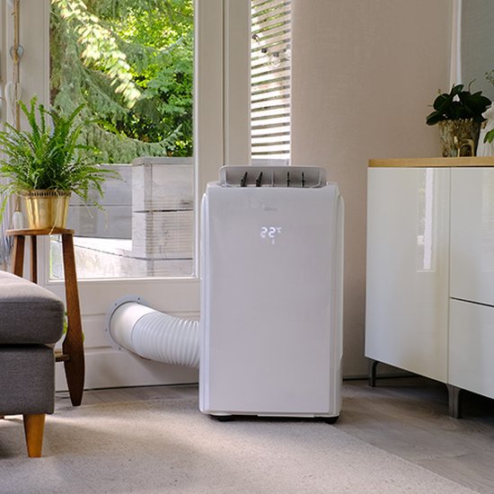 Mobiele aircoafvoer ALX 150 zwart - duopack