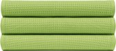 Handdoek 50x100 cm Uni Pure Royal Wafelstof Groen col 2612 - 4 stuks