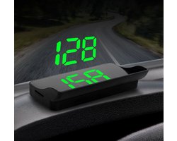Snelheidsmeter - Auto - USB - Groen - Head Up Displays
