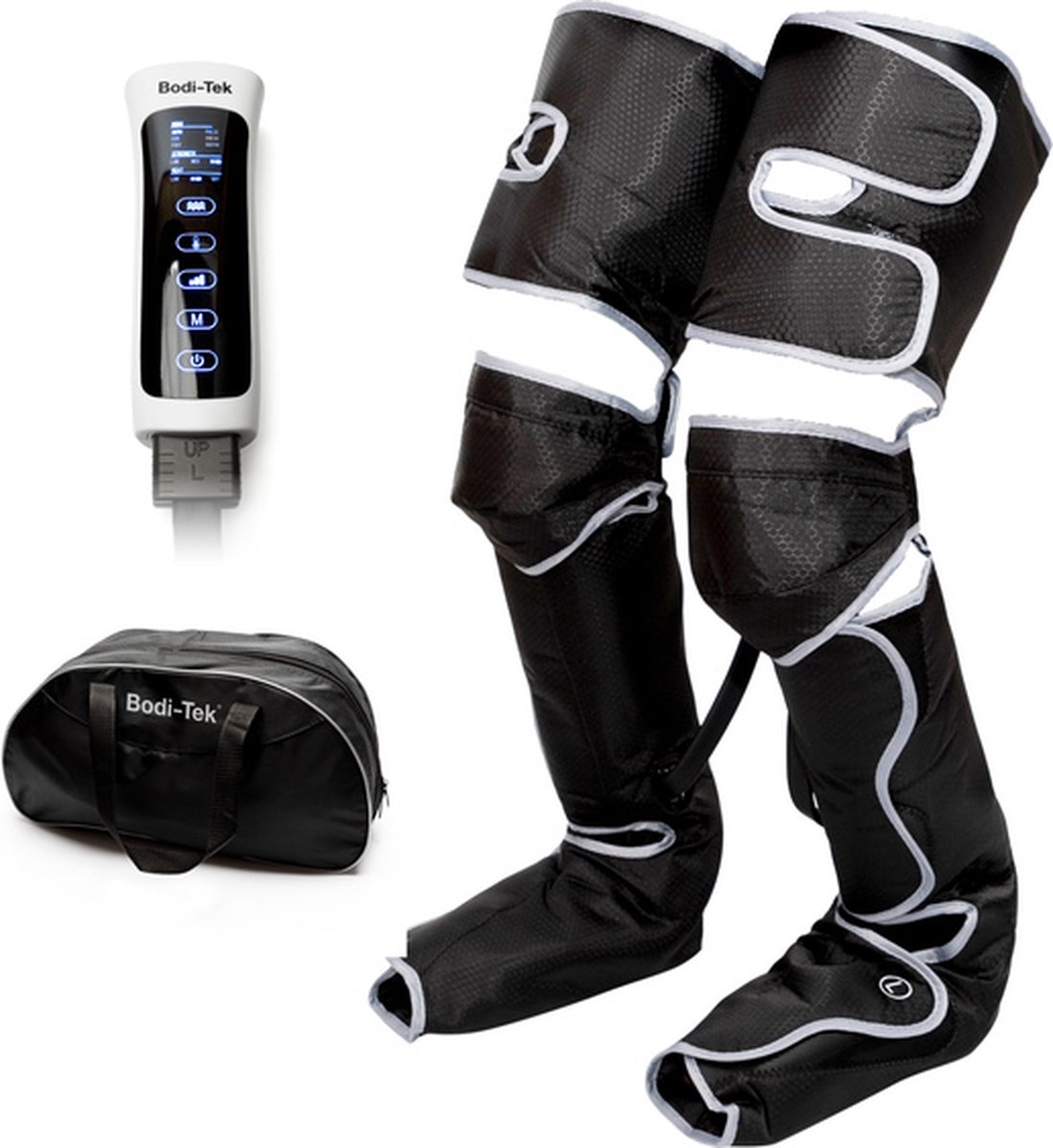 Bodi-tek Comfort360 "full leg" compressie been- & voetmassageapparaat - Infrarood & warmte - 6 programma's - Bloedsomloop