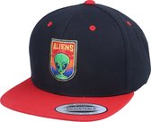 Hatstore- Kids Aliens Logo Black/Red Snapback - Kiddo Cap Cap