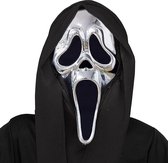 Scream Masker - Ghost Face - Special Chrome Edition - Zwart - Zilver - Fun World - Limited Edition - Exclusief - Officieel - Gelicenseerd - Collectors Item