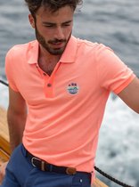 NZA - Katoenen effen polo - Fury Pink