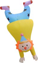 KIMU® Costume Gonflable Clown Handstand - Costume Opblaasbaar - Costume Gonflable Mascotte Costume Gonflable - Bouffon Gonflable Adultes Femmes Hommes Festival