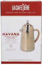 La Cafetiere 3 Bekers Havana Geïsoleerde Mokkapot Goud