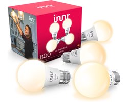 Innr smart E27 LED lamp - geschikt voor Philips Hue - Zigbee bulb - warmwit licht - slimme lamp -…