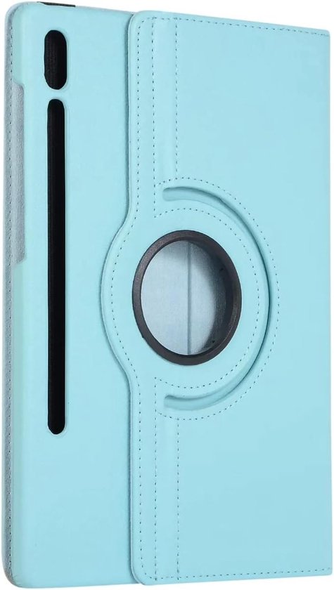 Book Cover Convient pour : Samsung Galaxy Tab S8 2022 / Tab S7 2020 11 pouces - SM-X700/X706/T870/T875/T876 Étui rotatif - Étui Multi support - Bleu clair