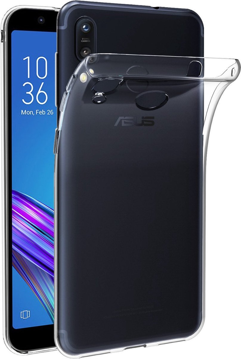 Hoesje voor Asus Zenfone Max M1 ZB555KL backcover Shockproof siliconen Transparant