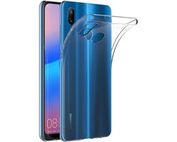 Hoesje voor Huawei P20 Lite backcover Shockproof siliconen Transparant