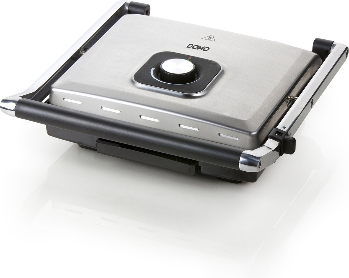 Domo DO9135G - Contactgrill - Paninigrill - 2000W - RVS