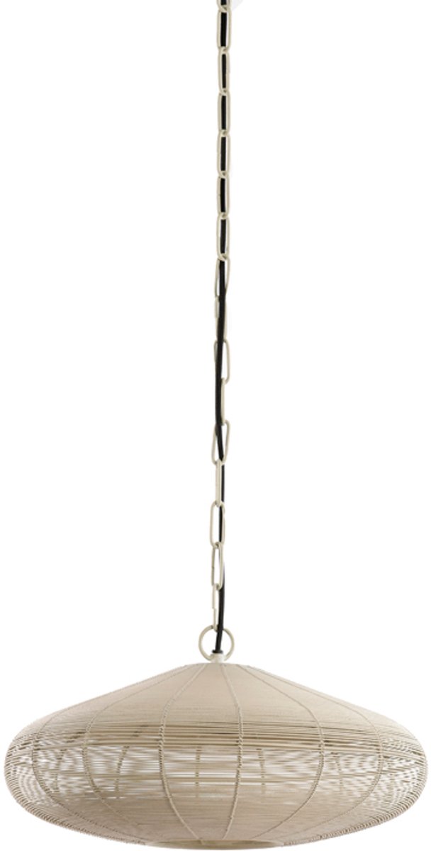Light & Living - Hanglamp Bahoto - Ø40x18cm - Wit