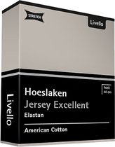 Livello Hoeslaken Jersey Excellent Stone 250 gr 80x200 t/m 100x220