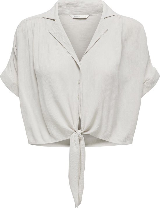ONLY ONLPAULA LIFE S/S TIE SHIRT WVN Dames Blouse