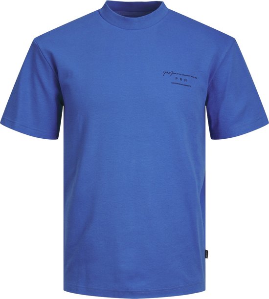 Jack & Jones T-shirt Jprblasanchez Branding Tee Crew Nec 12245400 Palace Blue Mannen Maat - XXL