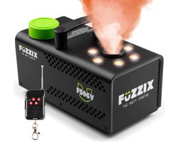 Verticale Rookmachine met lichteffect - Fuzzix F506V - 500 watt rookmachine met 6 RGB LEDS - Draadloze afstandsbediening