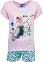 Frozen pyjama - katoen - pyjamaset - Elsa - Roze/Groen - maat 92 - 2 jaar