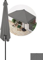 EASYmaxx parasol balcon/terrasse rectangulaire, gris