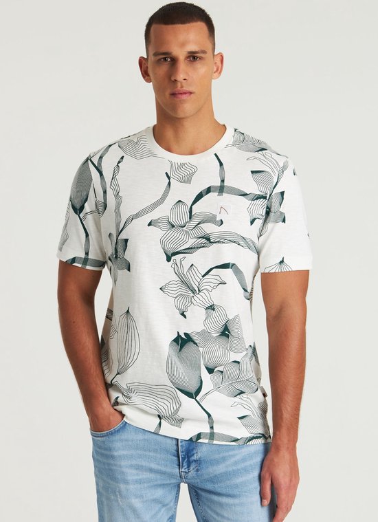 Chasin' T-shirt T-shirt afdrukken Botany Off-White Maat L