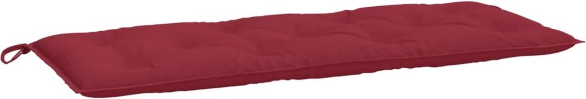 vidaXL - Tuinbankkussen - 120x50x7 - cm - oxford - stof - wijnrood