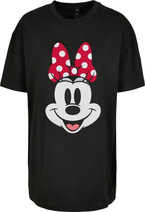 Merchcode Disney Minnie Mouse - Disney 100 Minnie Smiles Dames T-shirt - XL - Zwart