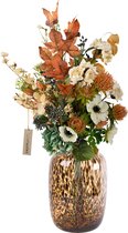 Bouquet artificiel - Easyplants - Autumn O´clock - 70 cm - Bouquet de soie - Fleurs artificielles - Fausses fleurs
