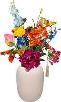 Bouquet artificiel - Easyplants - Fleurs sauvages colorées - 75 cm - Bouquet de soie - Fleurs artificielles - Fausses fleurs
