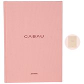 Cabau Bloom Journal - Pink - Helpt iedere vrouw haar dag effectief in te plannen - Mooi, strak design - 248 pagina's - Iedere dag een unieke quote, to-do & meer - Planner 2024