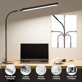 Led-bureaulamp, bureaulamp - Oogbeschermende LED Lamp - Bespaar ruimte5D x 60W x 85H centimetres