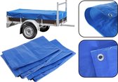 2x PD® Afdekzeil / Afdekfolie - Blauw - 1.2 x 1.76 M - Zeer Stevig - 100% PE - Geschikt voor Aanhangwagens en Tuinmeubels