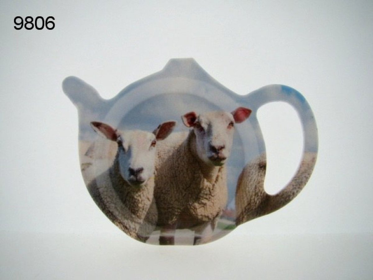 Geharo theetipje schapen – Melamine – 13 cm
