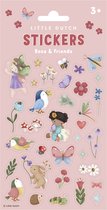 Little Dutch stickervel Rosa & Friends - stickers met meisjes, dieren en bloemen