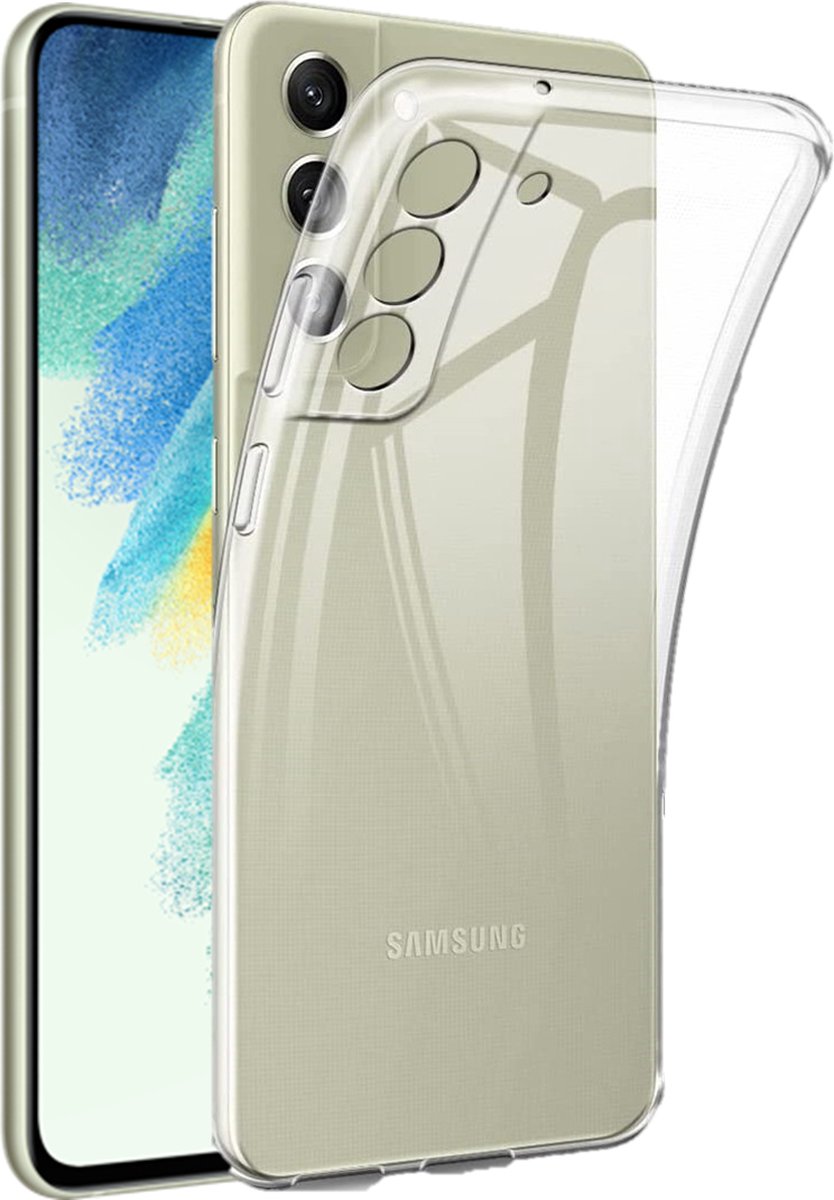 Hoesje voor Samsung Galaxy S21 FE 5G backcover Shockproof siliconen Transparant