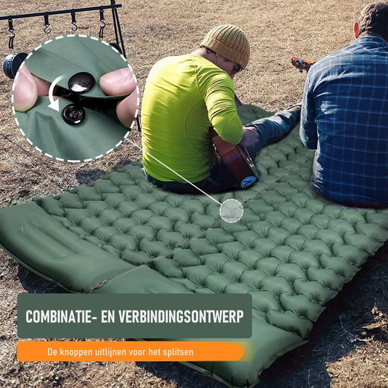 CALIYO Slaapmat, Camping Outdoor Slaapmatten, Geschikt Voor 2 Personen Slijtvast/Waterafstotend/Scheurbestendig van CALIYO — afbeelding 2