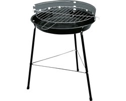 Master Grill MG Serie - Ronde Draagbare Houtskoolbarbecue - 32,5 cm - Stabiele Poten