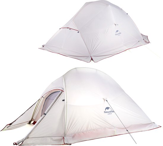 Cloud Up 2 Upgraded - 4 Seizoenen - Naturehike® - Tent 2 persoons - Lichtgewicht tent - Incl. gratis grondzeil - 20D 4000MM - Waterdicht - Winter & Sneeuw van Naturehike — afbeelding 3