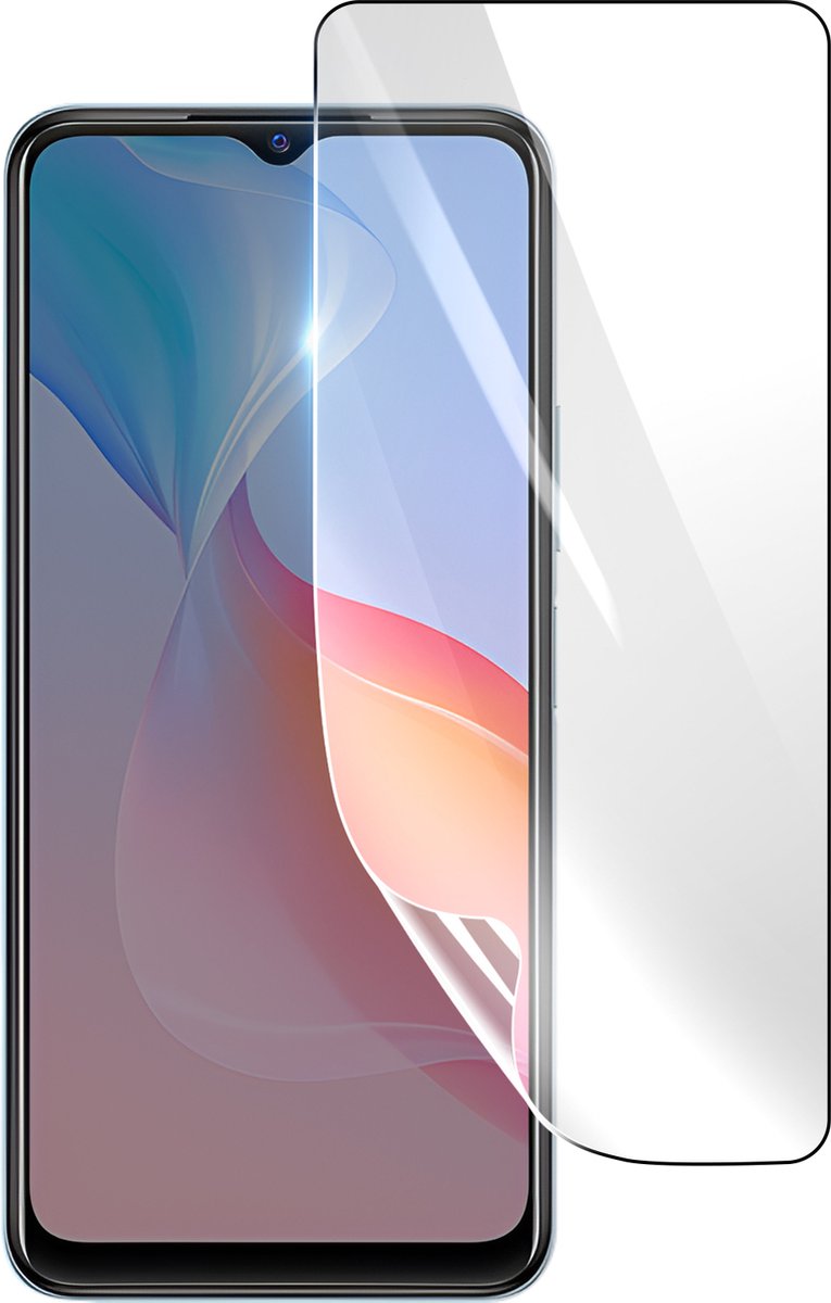 3mk, Geschikt voor Vivo Y21, Schokbestendige Hydrogel Screenprotector, Transparant